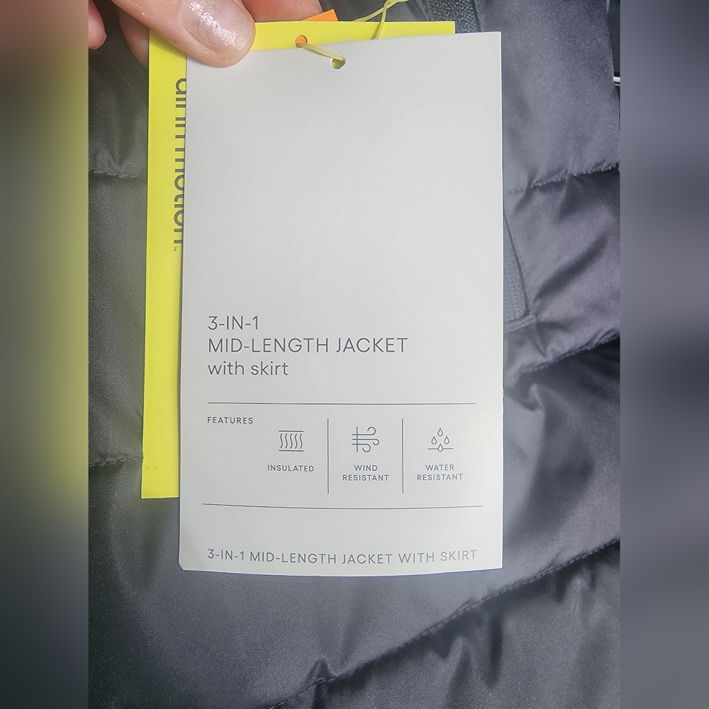 NWT All In Motion 3 In 1 Mid Length Jacket With skirt & Hood - Picture 4 of 11